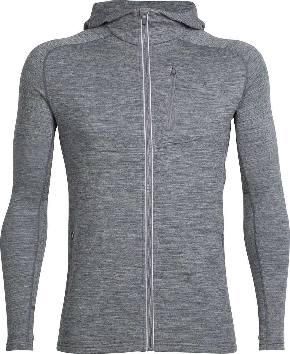Icebreaker Quantum Long Sleeve Zip Hood - Men's|-|Chandail à Capuchon Et Glissière Quantum - Homme 4 Icebreaker Quantum Long Sleeve Zip Hood - Men's|-|Chandail à Capuchon Et Glissière Quantum - Homme - Image 2