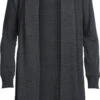 Icebreaker Zoya Long Sleeve Coverup - Women's|-|Cardigan Drapé Zoya Coverup Femme -Icebreaker ICE 103895 7EJet 20Heather 431affa9 db22 4315 8edd 8e991caaedce