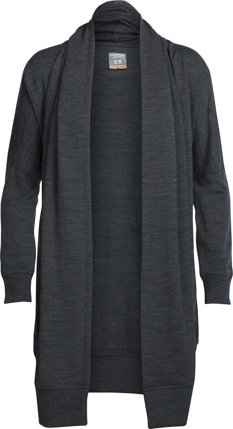 Icebreaker Zoya Long Sleeve Coverup - Women's|-|Cardigan Drapé Zoya Coverup Femme 3 Icebreaker Zoya Long Sleeve Coverup - Women's|-|Cardigan Drapé Zoya Coverup Femme