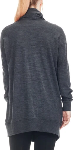 Icebreaker Zoya Long Sleeve Coverup - Women's|-|Cardigan Drapé Zoya Coverup Femme 16 Icebreaker Zoya Long Sleeve Coverup - Women's|-|Cardigan Drapé Zoya Coverup Femme -Icebreaker ICE 103895 7EJet 20Heather 7EBackModel 1de2be18 f8cf 441a a4eb c7a4d923c3aa