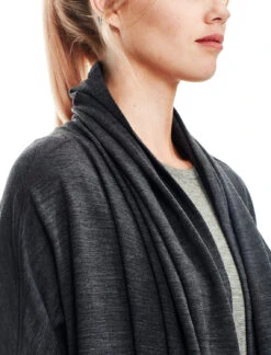 Icebreaker Zoya Long Sleeve Coverup - Women's|-|Cardigan Drapé Zoya Coverup Femme 18 Icebreaker Zoya Long Sleeve Coverup - Women's|-|Cardigan Drapé Zoya Coverup Femme -Icebreaker ICE 103895 7EJet 20Heather 7EChest 0daf27ce f727 4964 b625 5cde2455343b