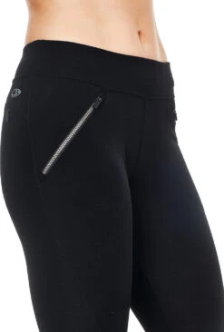Icebreaker Women's Metro Pants|-|Pantalon Metro Femme -Icebreaker ICE 103905 7EBlack 7EZipper