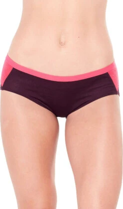 Icebreaker Meld Zone Hipkini - Women's|-|Culotte Meld Zone Hipkini - Femme -Icebreaker ICE 104077 7E 7EModelFront 20Velvet 20 20Prism