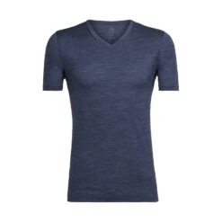 Icebreaker Tech Lite Short Sleeve V - Men's|-|T-shirt à Col V Tech Lite - Homme 19 Icebreaker Tech Lite Short Sleeve V - Men's|-|T-shirt à Col V Tech Lite - Homme -Icebreaker ICE 104123 7EFathom 20Heather