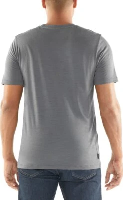 Icebreaker Tech Lite Short Sleeve V - Men's|-|T-shirt à Col V Tech Lite - Homme 28 Icebreaker Tech Lite Short Sleeve V - Men's|-|T-shirt à Col V Tech Lite - Homme -Icebreaker ICE 104123 7ETimberwolf 7EBack