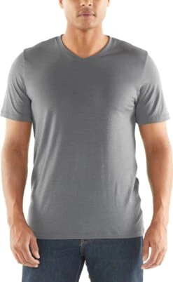 Icebreaker Tech Lite Short Sleeve V - Men's|-|T-shirt à Col V Tech Lite - Homme 30 Icebreaker Tech Lite Short Sleeve V - Men's|-|T-shirt à Col V Tech Lite - Homme -Icebreaker ICE 104123 7ETimberwolf 7EFront ea6fba9c a29c 4254 851b 048f0a7b0d43