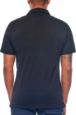 Icebreaker Tech Lite Short Sleeve Polo - Men's|-|Polo à Manches Courtes Tech Lite - Homme -Icebreaker ICE 104124 7E 7Eback 20black