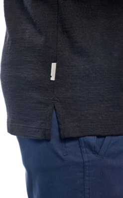 Icebreaker Tech Lite Short Sleeve Polo - Men's|-|Polo à Manches Courtes Tech Lite - Homme -Icebreaker ICE 104124 7E 7Eseam 20black