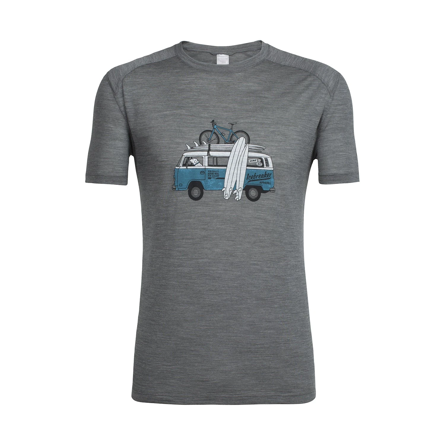 Icebreaker Men's Sphere Short Sleeve Crewe Van Surf Life|-|T-Shirt Sphere Van Surf Life Homme 4 Icebreaker Men's Sphere Short Sleeve Crewe Van Surf Life|-|T-Shirt Sphere Van Surf Life Homme - Image 2