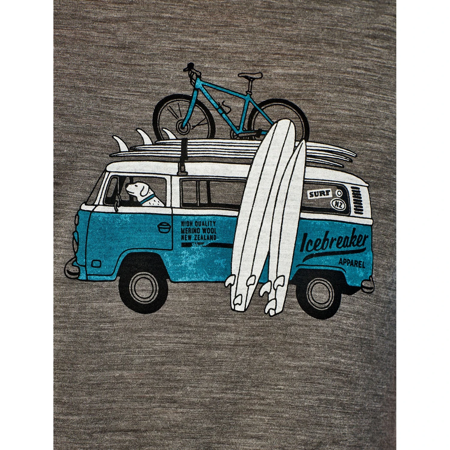 Icebreaker Men's Sphere Short Sleeve Crewe Van Surf Life|-|T-Shirt Sphere Van Surf Life Homme 8 Icebreaker Men's Sphere Short Sleeve Crewe Van Surf Life|-|T-Shirt Sphere Van Surf Life Homme - Image 6