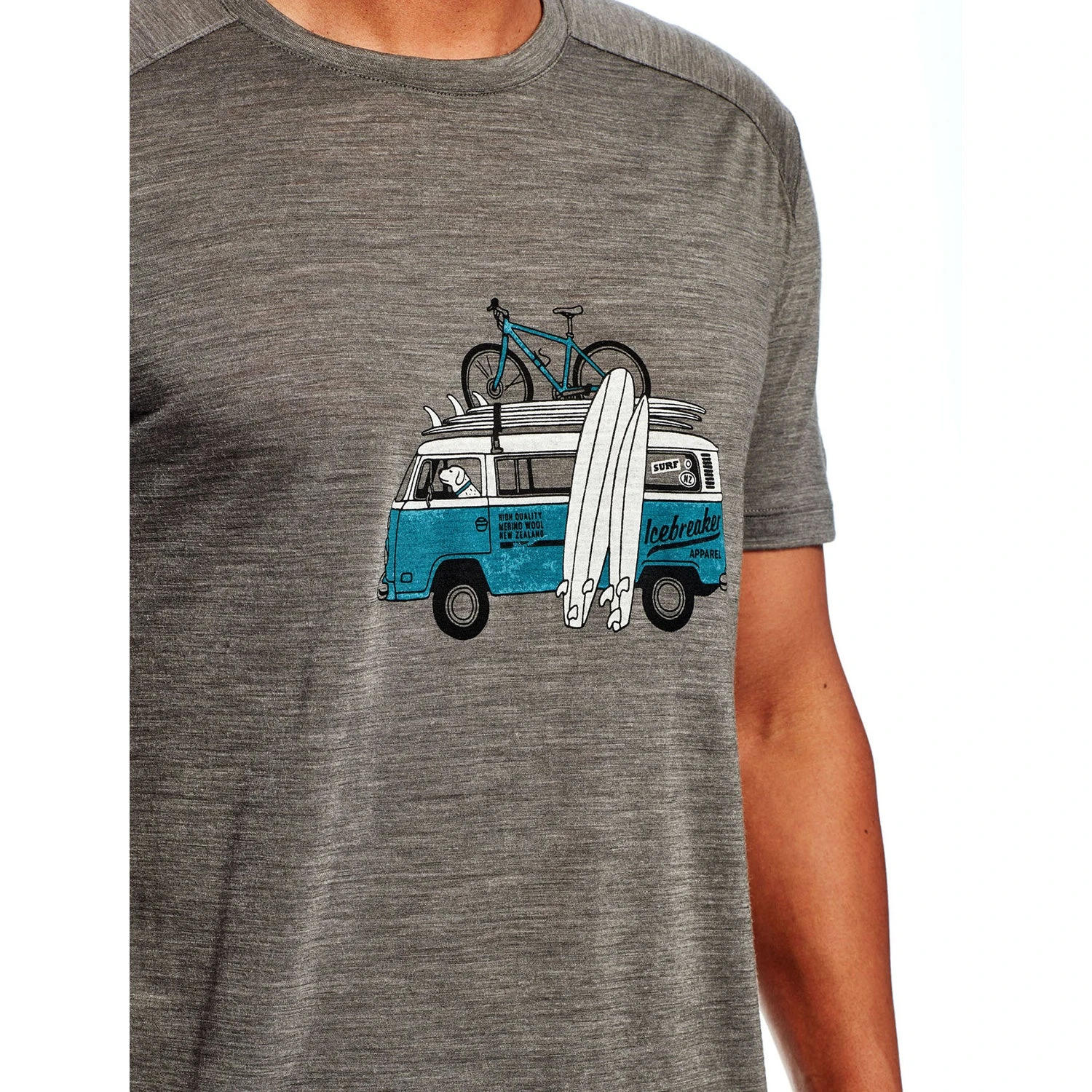 Icebreaker Men's Sphere Short Sleeve Crewe Van Surf Life|-|T-Shirt Sphere Van Surf Life Homme 9 Icebreaker Men's Sphere Short Sleeve Crewe Van Surf Life|-|T-Shirt Sphere Van Surf Life Homme - Image 7