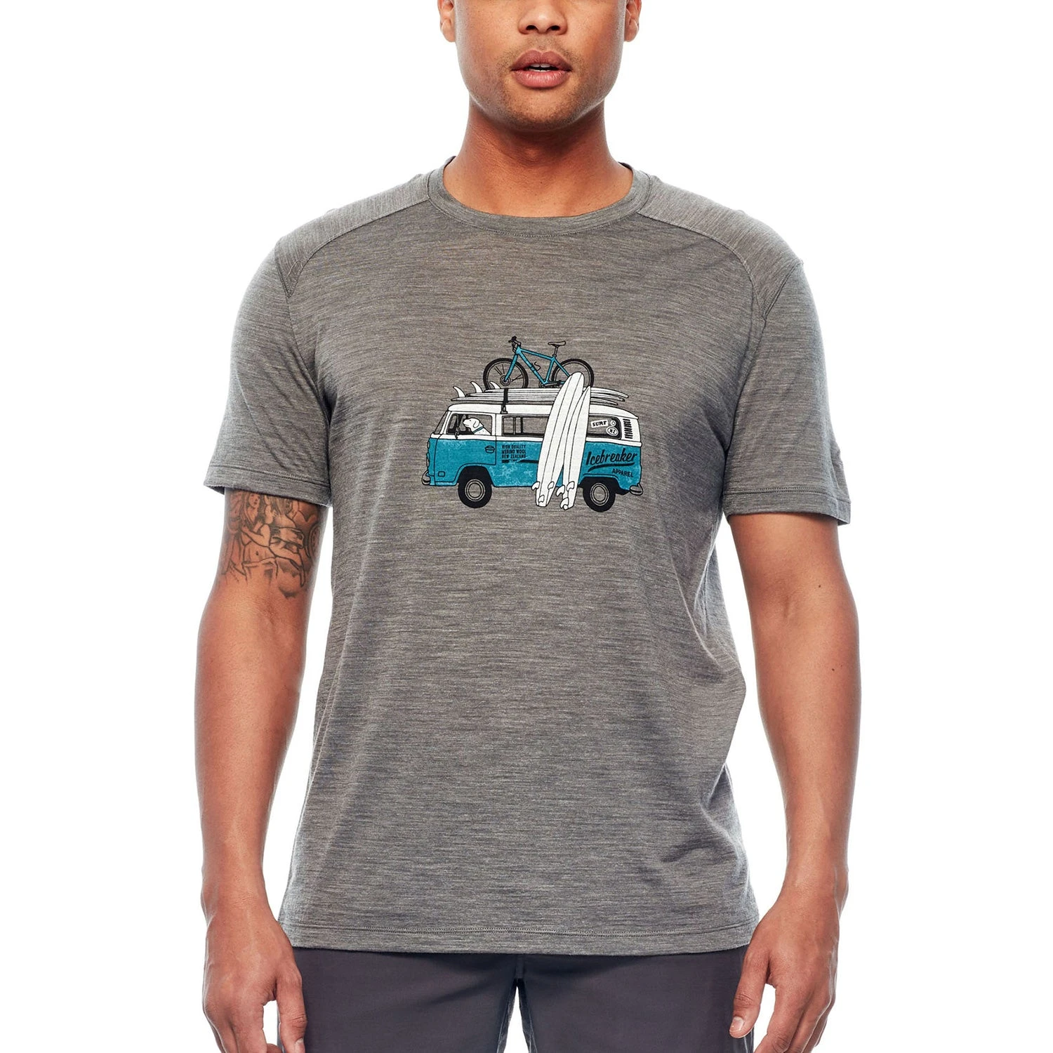 Icebreaker Men's Sphere Short Sleeve Crewe Van Surf Life|-|T-Shirt Sphere Van Surf Life Homme 10 Icebreaker Men's Sphere Short Sleeve Crewe Van Surf Life|-|T-Shirt Sphere Van Surf Life Homme - Image 8