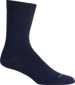 Icebreaker LifeStyle Fine Gauge Ultra Light Crew - Unisex|-|Chaussettes LifeStyle Fine Gauge Ultra Light Crew - Unisexe -Icebreaker ICE 104186 7EMidnight 20Navy
