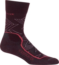 Icebreaker Hike+ Light Crew Intersecting Arrows - Women's|-|Chaussettes Hike+ Light Crew Intersecting Arrows Femme -Icebreaker ICE 104206 7EVelvet 20 20Monsoon 20 20Prism 2e94ba4a 9dde 40ad af07 4109a2f82c69