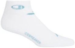 Icebreaker Run+ Light Mini - Women's|-|Chaussettes Run+ Light Mini Femme -Icebreaker ICE 104214 7EWhite 20 20Waterfall b716f339 be54 48ac 8de5 ceea8dcf728c