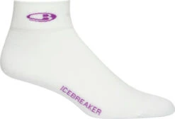 Icebreaker Run+ Ultra Light Mini - Women's|-|Chaussettes Run+ Ultra Light Mini - Femme -Icebreaker ICE 104216 7EWhite 20 20Fw20
