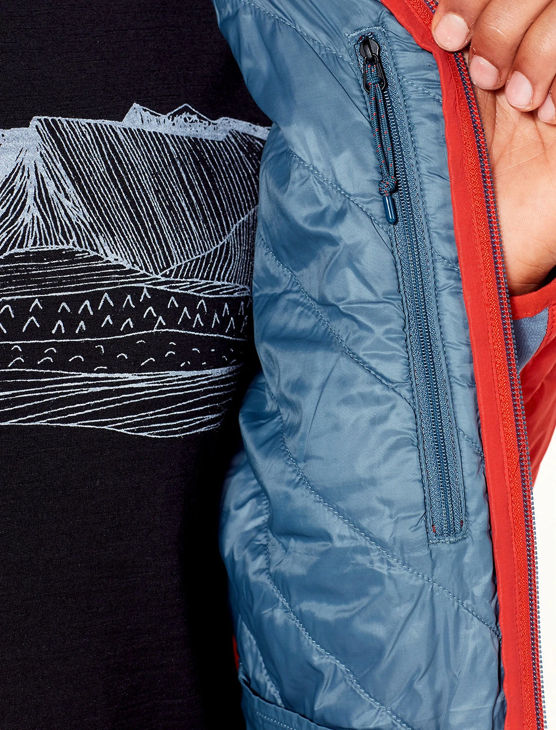 Icebreaker Hyperia Lite Hybrid Long Sleeve Zip Jacket - Men's|-|Manteau à Glissière Hyperia Lite Hybrid - Homme 8 Icebreaker Hyperia Lite Hybrid Long Sleeve Zip Jacket - Men's|-|Manteau à Glissière Hyperia Lite Hybrid - Homme - Image 6