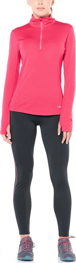 Icebreaker Comet Tights - Women's|-|Collant Comet - Femme -Icebreaker ICE 104295 7E 7EModel 20Monsoon 20 20Prism