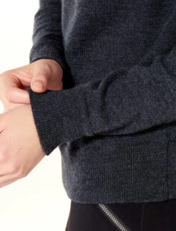 Icebreaker Women's Muster Crewe Sweater|-|Chandail Muster Crewe Femme -Icebreaker ICE 104315 7E 7ESleeve 20Char 20Heather 3572ead7 d4a7 4912 934e de09491538d1