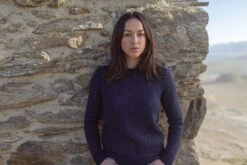 Icebreaker Waypoint Crewe Sweater (Past Season) - Women's|-|Chandail Waypoint Crewe (saison Précédente) - Femme -Icebreaker ICE 104316 7E 7EAmbiance 20Midnight 20Navy