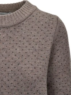 Icebreaker Waypoint Crewe Sweater (Past Season) - Women's|-|Chandail Waypoint Crewe (saison Précédente) - Femme -Icebreaker ICE 104316 7E 7EStudio 20Detail 20Toast 20Heather
