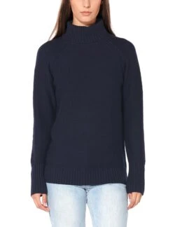 Icebreaker Waypoint Roll Neck Sweater - Women's|-|Chandail Waypoint Roll Neck - Femme 27 Icebreaker Waypoint Roll Neck Sweater - Women's|-|Chandail Waypoint Roll Neck - Femme -Icebreaker ICE 104317 7E 7EFront 20Midnight 20Navy