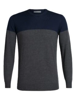Icebreaker Shearer Crewe Sweater - Men's|-|Chandail Shearer Crewe - Homme 37 Icebreaker Shearer Crewe Sweater - Men's|-|Chandail Shearer Crewe - Homme -Icebreaker ICE 104326 7EMidnight 20Navy 20 20Char 20Heather