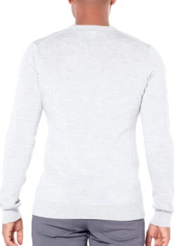 Icebreaker Shearer V Sweater - Men's|-|Chandail à Col V Shearer - Homme -Icebreaker ICE 104327 7E 7EBack 20Steel 20Heather