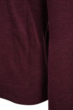 Icebreaker Shearer V Sweater - Men's|-|Chandail à Col V Shearer - Homme -Icebreaker ICE 104327 7E 7EStudio 20Detail 20Merlot 20Heather
