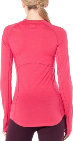 Icebreaker 150 Zone Long Sleeve Crewe - Women's|-|Chandail à Manches Longues 150 Zone - Femme -Icebreaker ICE 104331 7E 7EBack 20Prism 20 20Velvet eee179fd e17e 4064 bedb 135225b48844