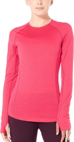 Icebreaker 150 Zone Long Sleeve Crewe - Women's|-|Chandail à Manches Longues 150 Zone - Femme -Icebreaker ICE 104331 7E 7EFront 20Prism 20 20Velvet c883adaa 5001 45e9 8261 dd9170a63674