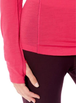 Icebreaker 150 Zone Long Sleeve Crewe - Women's|-|Chandail à Manches Longues 150 Zone - Femme -Icebreaker ICE 104331 7E 7EThumbhole 20Prism 20 20Velvet