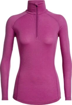 Icebreaker 150 Zone Long Sleeve Half Zip - Women's|-|Chandail à Manches Longues Et Demi-glissière 150 Zone - Femme -Icebreaker ICE 104332 7EAmore