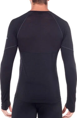 Icebreaker 150 Zone Long Sleeve Crewe - Men's|-|Chandail à Manches Longues 150 Zone - Homme -Icebreaker ICE 104347 7E 7EBack 20Black 20 20Mineral 34869718 1638 48c0 99dc fd3fcafbc605