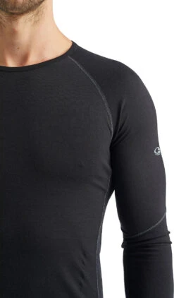 Icebreaker 150 Zone Long Sleeve Crewe - Men's|-|Chandail à Manches Longues 150 Zone - Homme -Icebreaker ICE 104347 7E 7EDetail3 20Black