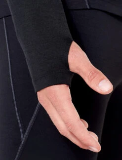 Icebreaker 150 Zone Long Sleeve Crewe - Men's|-|Chandail à Manches Longues 150 Zone - Homme -Icebreaker ICE 104347 7E 7EThumbhole 20Black 20 20Mineral 9367bf81 104b 4283 b961 9f73dc6935fa