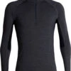 Icebreaker 200 Zone Long Sleeve Half Zip - Men's|-|Chandail à Manches Longues Et Demi-glissière 200 Zone - Homme -Icebreaker ICE 104356 7EJet 20Heather 20 20Black 20 20A01