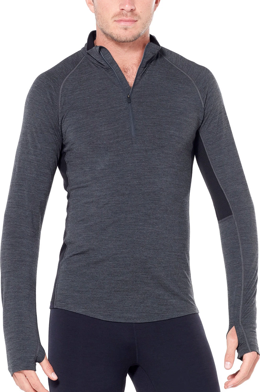 Icebreaker 200 Zone Long Sleeve Half Zip - Men's|-|Chandail à Manches Longues Et Demi-glissière 200 Zone - Homme 11 Icebreaker 200 Zone Long Sleeve Half Zip - Men's|-|Chandail à Manches Longues Et Demi-glissière 200 Zone - Homme - Image 9