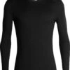 Haut Col Rond Isotherme Oasis Long Sleeve Crewe 200 En Mérinos|-|Icebreaker Men's Merino 200 Oasis Long Sleeve Crewe Shirt | Black | 100% Merino Wool