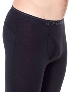 Icebreaker 200 Oasis Leggings With Fly - Men's|-|Legging Avec Ouverture 200 Oasis - Homme -Icebreaker ICE 104370 7E 7EDetail1 20Black