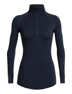Icebreaker 260 Zone Long Sleeve Half Zip - Women's|-|Chandail à Manches Longues Et Demi-glissière 260 Zone - Femme -Icebreaker ICE 104394 7EMidnight 20Navy
