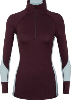 Icebreaker 260 Zone Long Sleeve Half Zip - Women's|-|Chandail à Manches Longues Et Demi-glissière 260 Zone - Femme -Icebreaker ICE 104394 7EVelvet 20 20Dew 20 20Arctic 20Teal 9a853e0d f2e1 449e a050 677134b7fcb8