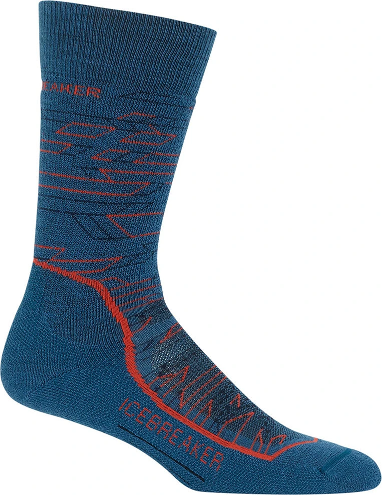 Icebreaker Hike+ Medium Crew Lava - Men's|-|Chaussettes Hike+ Medium Crew Lava - Homme 6 Icebreaker Hike+ Medium Crew Lava - Men's|-|Chaussettes Hike+ Medium Crew Lava - Homme - Image 4