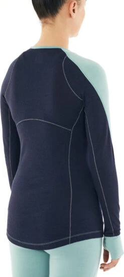 Icebreaker 260 Zone Long Sleeve Crewe - Women's|-|Chandail à Manches Longues 260 Zone - Femme -Icebreaker ICE 104477 7E 7Ebk 20Hydro