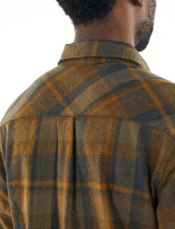 Icebreaker Lodge Long Sleeve Flannel Shirt - Men's|-|Chemise à Manches Longues Lodge Flannel - Homme -Icebreaker ICE 104478 7E 7Ezoom 20Jet 20Heather 20 20Fw20