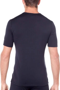 Haut Col Rond Isotherme Oasis Short Sleeve Crewe 200 En Mérinos|-|Icebreaker Men's Merino 200 Oasis Short Sleeve Crewe T-Shirt | Black | 100% Merino Wool -Icebreaker ICE 104509 7E 7EBack 20Black 308a449e 9901 4433 b949 5ab722343b6b