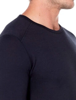 Haut Col Rond Isotherme Oasis Short Sleeve Crewe 200 En Mérinos|-|Icebreaker Men's Merino 200 Oasis Short Sleeve Crewe T-Shirt | Black | 100% Merino Wool -Icebreaker ICE 104509 7E 7EChest 20Black