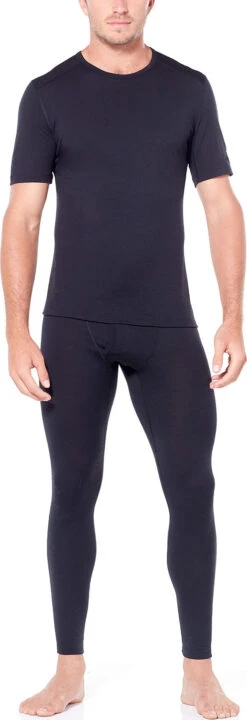 Haut Col Rond Isotherme Oasis Short Sleeve Crewe 200 En Mérinos|-|Icebreaker Men's Merino 200 Oasis Short Sleeve Crewe T-Shirt | Black | 100% Merino Wool -Icebreaker ICE 104509 7E 7EModel 20Black 01c40f6c 3459 42f4 ad0d 367a3a01d308