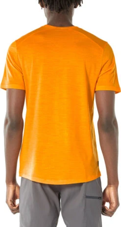 Icebreaker Sphere Short Sleeve Crewe - Men's|-|T-shirt Sphere - Homme -Icebreaker ICE 104570 7E 7Eback 20Sun 20Heather