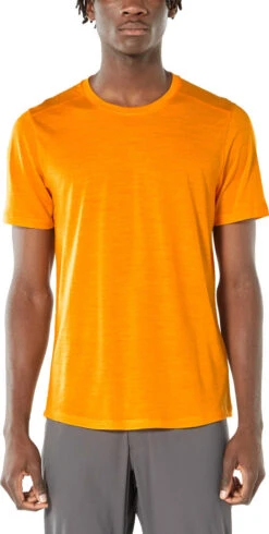 Icebreaker Sphere Short Sleeve Crewe - Men's|-|T-shirt Sphere - Homme -Icebreaker ICE 104570 7E 7Efr 20Sun 20Heather